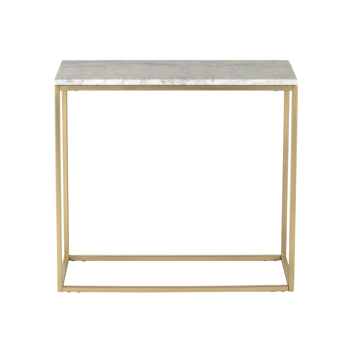 Buy Windsor Marble Side Table In Gold Finish at Lowest Price